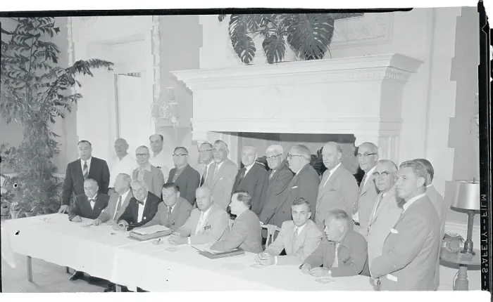 Framed Print : Laborer Leaders Posing Framed Print : Laborer Leaders Posing