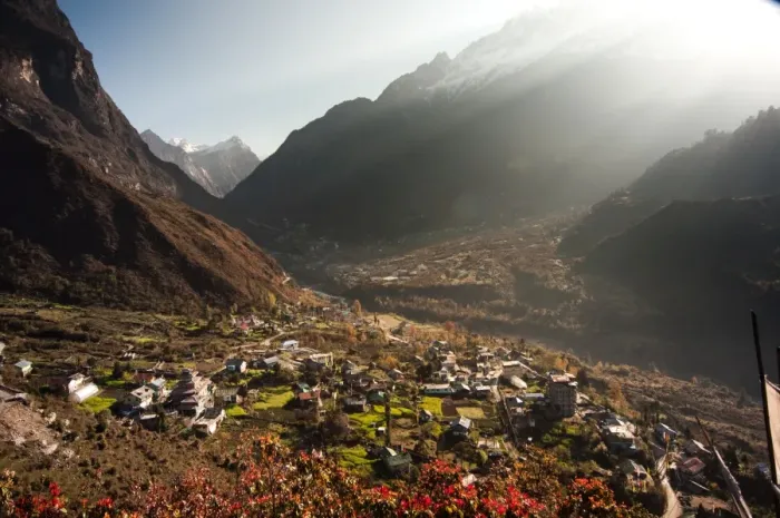 Framed Print : Lachung in North Sikkim, India
