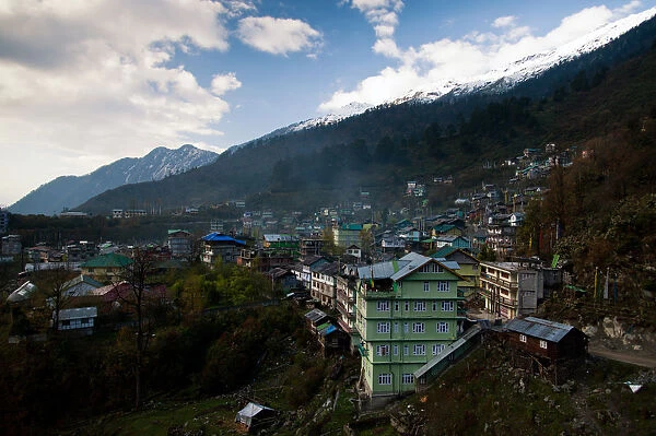 Lachung village in morning