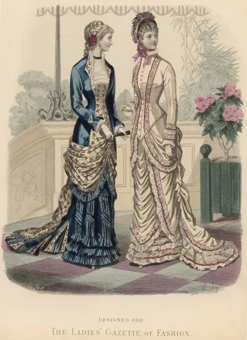 Framed Print : The Ladies Gazette of Fashion Framed Print : The Ladies Gazette of Fashion
