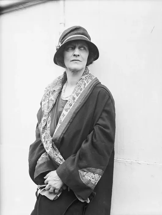 Framed Print : Lady Astor Posing on Liner Framed Print : Lady Astor Posing on Liner