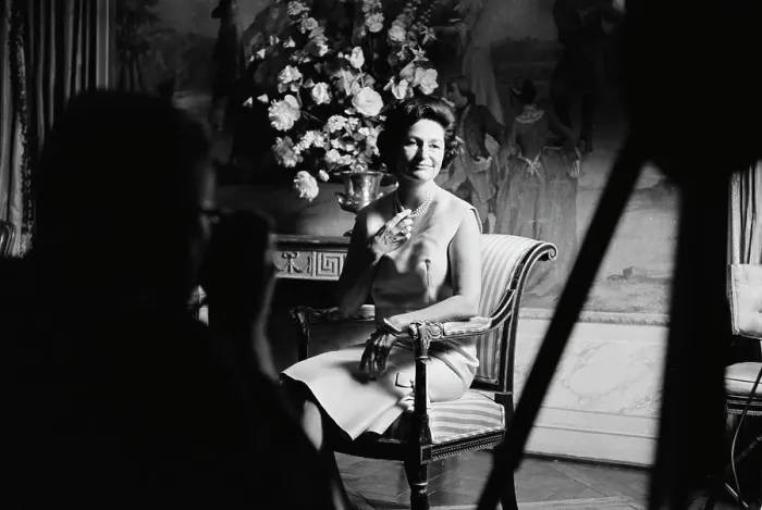 Framed Print : Lady Bird Johnson In DC Framed Print : Lady Bird Johnson In DC