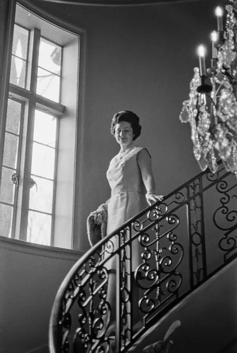 Framed Print : Lady Bird Johnson In DC