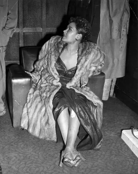Framed Print : Lady Day. 1954: The jazz and blues singer Billie Holiday 
