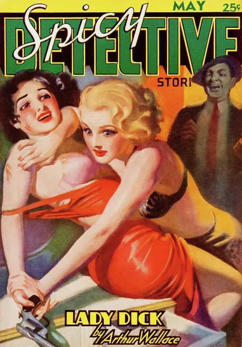 Framed Print : Lady Dick. Spicy Detective Stories - May 1937 (Culture) Framed Print : Lady Dick. Spicy Detective Stories - May 1937 (Culture)