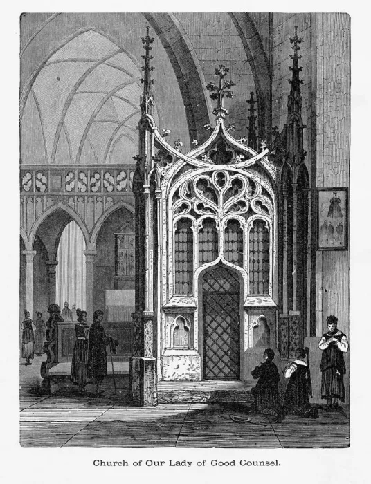 Framed Print : Our Lady of Good Council in Lautenbach, Germany Circa 1887 Framed Print : Our Lady of Good Council in Lautenbach, Germany Circa 1887