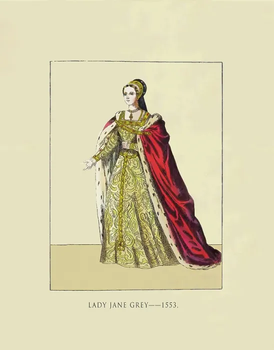 Framed Print : Lady Jane Grey 1553