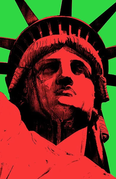 Lady Liberty Pop Art