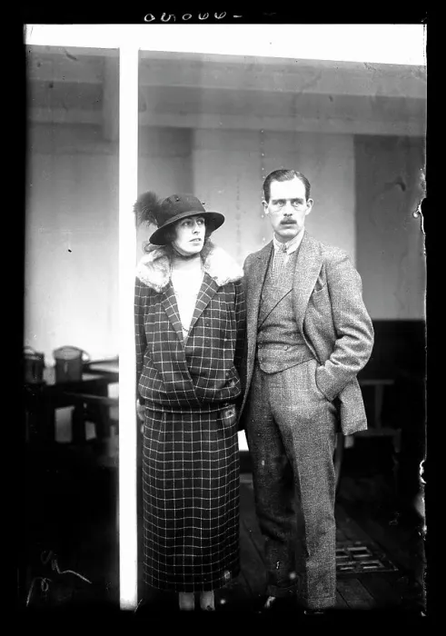 Framed Print : Lady and Lord Rodney on Ship Framed Print : Lady and Lord Rodney on Ship