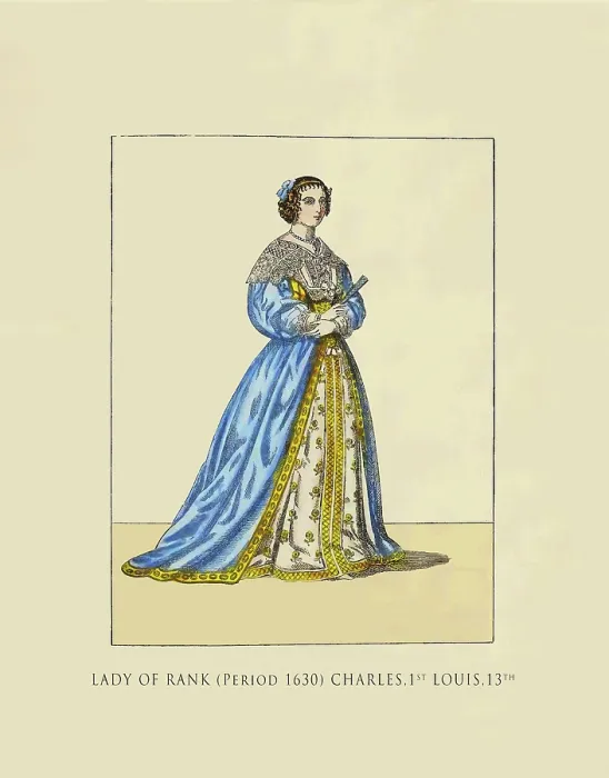 Framed Print : Lady of Rank (Period 1630) Framed Print : Lady of Rank (Period 1630)