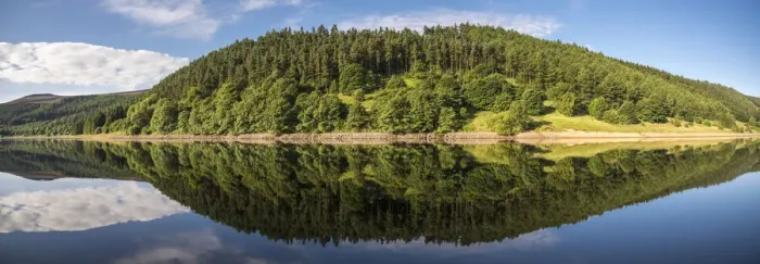 Framed Print : Ladybower reservoir panorama Framed Print : Ladybower reservoir panorama