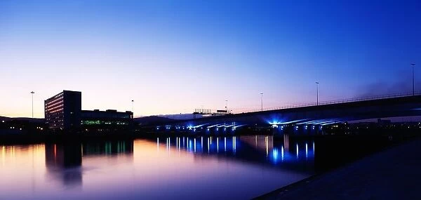 Lagan Bridge, River Lagan, Belfast, Ireland