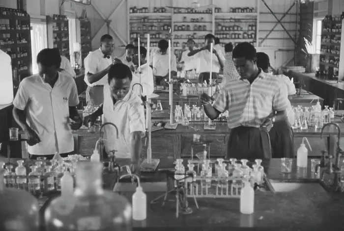 Framed Print : Lagos Chemistry Class Framed Print : Lagos Chemistry Class