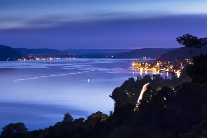 Framed Print : Lake Constance at the blue hour, with Sipplingen and Bodman, Baden-Wuerttemberg, Germany Framed Print : Lake Constance at the blue hour, with Sipplingen and Bodman, Baden-Wuerttemberg, Germany