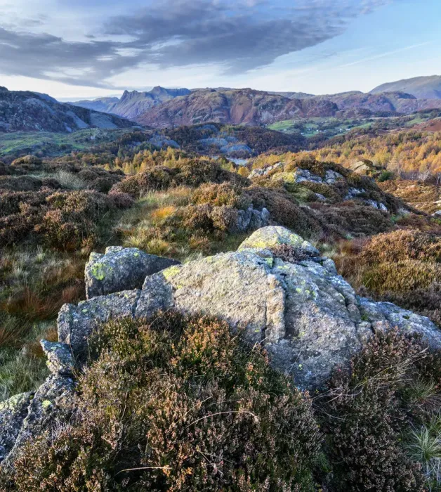 Framed Print : Lake District rocks