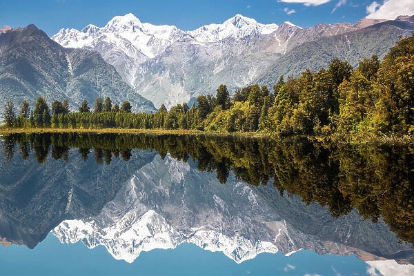 Lake Matheson with Mount Cook mirrored