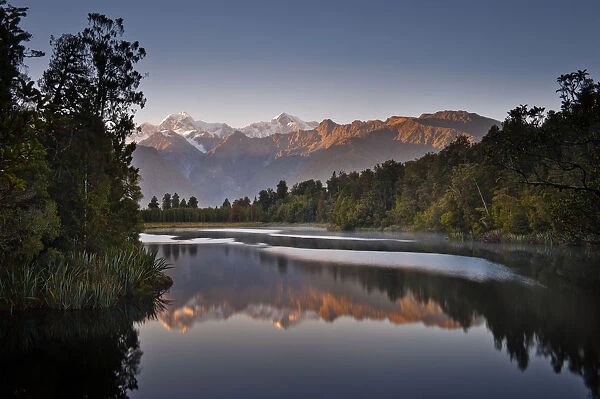 Lake Matheson with Mt. cook background