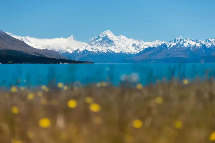 Framed Print : Lake Pukaki with Mount Cook in the background Framed Print : Lake Pukaki with Mount Cook in the background