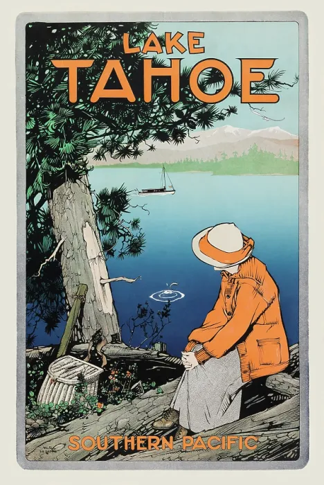 Framed Print : Lake Tahoe / Southern Pacific Framed Print : Lake Tahoe / Southern Pacific