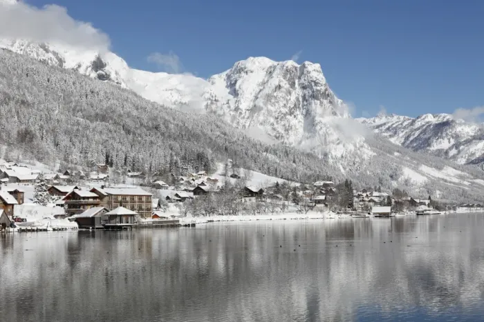 Framed Print : Lake and town of Grundlsee, Dead Mountains with Backenstein Mountain, Ausseerland, Salzkammergut, Styria, Austria, Europe, PublicGround Framed Print : Lake and town of Grundlsee, Dead Mountains with Backenstein Mountain, Ausseerland, Salzkammergut, Styria, Austria, Europe, PublicGround
