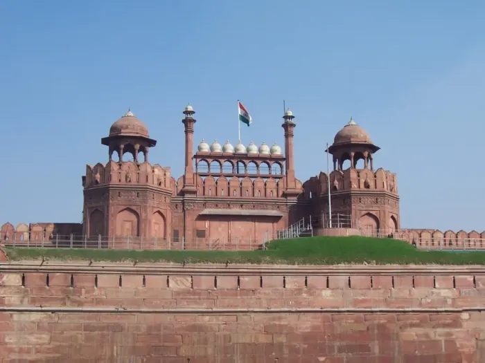 Framed Print : Lal Quila. Red Fort in New Delhi