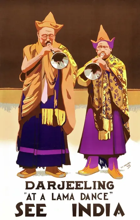 Framed Print : At A Lama Dance Framed Print : At A Lama Dance