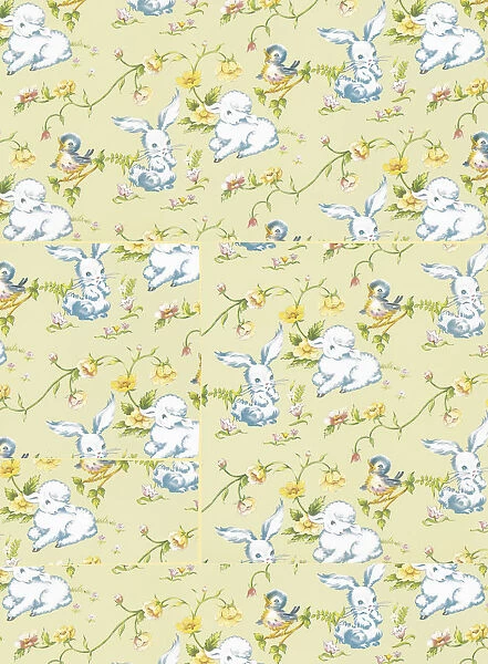 Lamb and Bunny Pattern