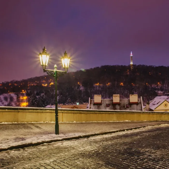 Framed Print : Lamp post and sidewalk in the historical Centre of Prague, Czech Republic Framed Print : Lamp post and sidewalk in the historical Centre of Prague, Czech Republic