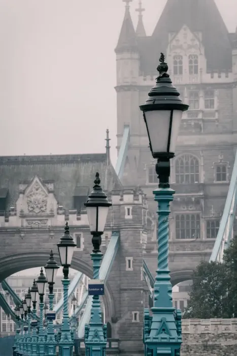 Framed Print : Lamps at the Tower