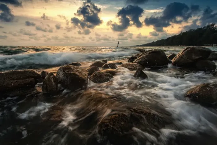 Framed Print : Lan Hin Khao seascape Framed Print : Lan Hin Khao seascape
