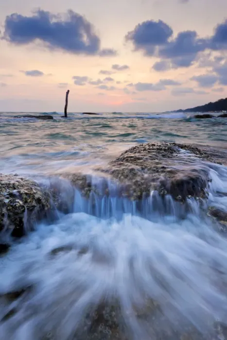 Framed Print : Lan Hin Khao seascape, Rayong, Thailand Framed Print : Lan Hin Khao seascape, Rayong, Thailand