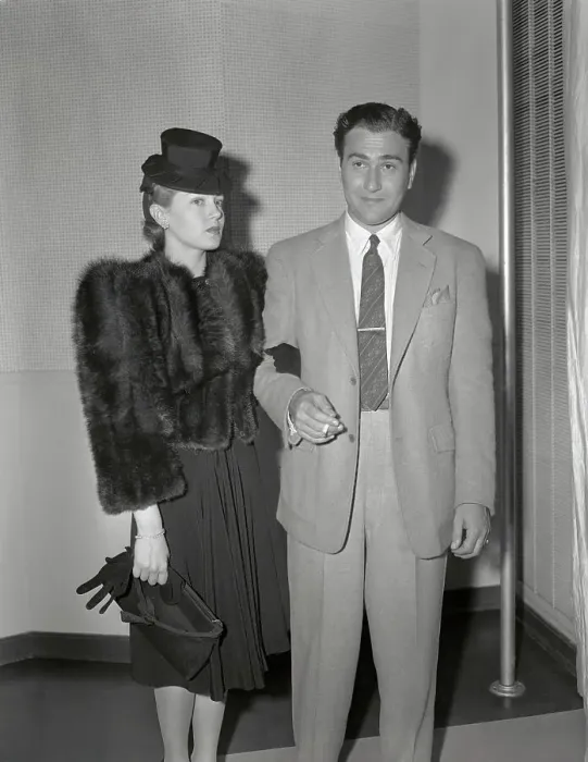 Framed Print : Lana Turner and Artie Shaw Standing Together Framed Print : Lana Turner and Artie Shaw Standing Together