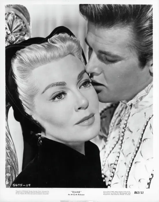 Framed Print : Lana Turner And Roger Moore In Diane Framed Print : Lana Turner And Roger Moore In Diane