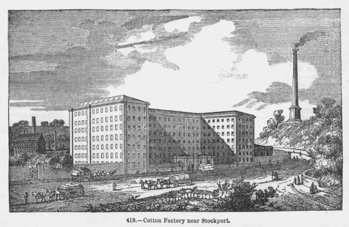 Framed Print : Lancashire Factory