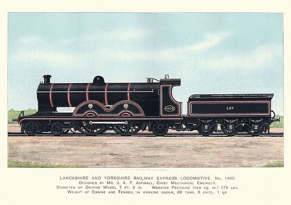 Lancashire and Yorkshire Railway Express Locomotive, 1899