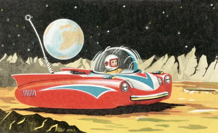 Framed Print : Land speeder Framed Print : Land speeder