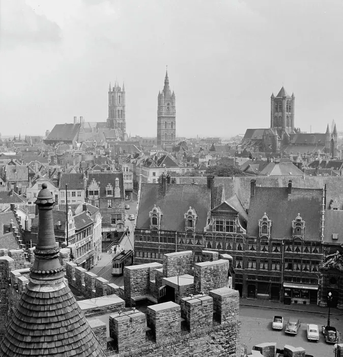 Framed Print : Landmarks of Ghent Framed Print : Landmarks of Ghent