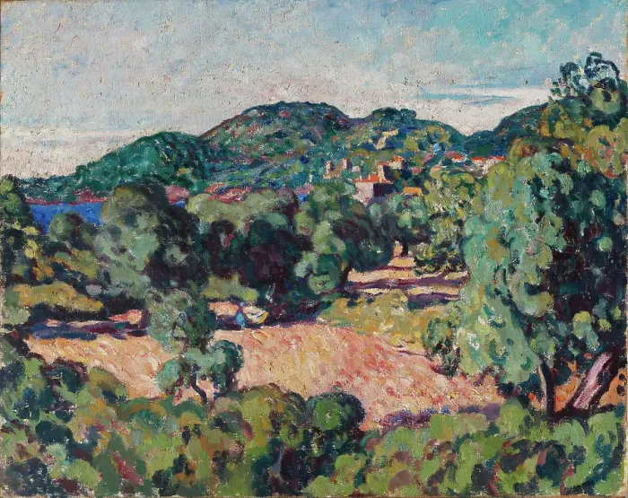 Framed Print : Landscape, 1900-1937. Creator: Louis Valtat Framed Print : Landscape, 1900-1937. Creator: Louis Valtat