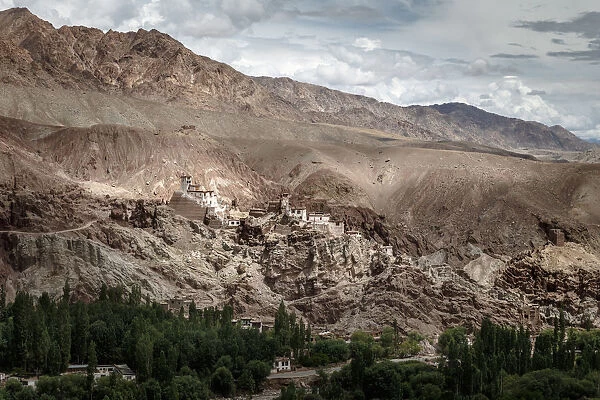 Landscape of Basgo Monastery
