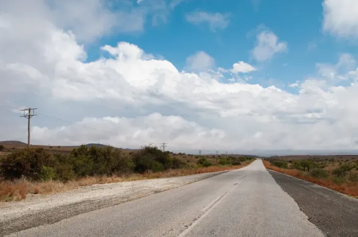 Framed Print : Landscape Clouds near Bloemfontein, Free state, South Africa