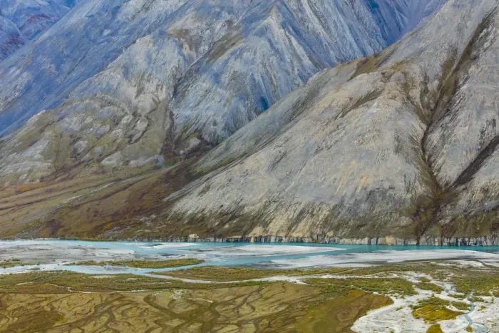 Framed Print : Landscape with Ivishak River and Brooks Range in Arctic National Wildlife Refuge, Alaska, USA Framed Print : Landscape with Ivishak River and Brooks Range in Arctic National Wildlife Refuge, Alaska, USA