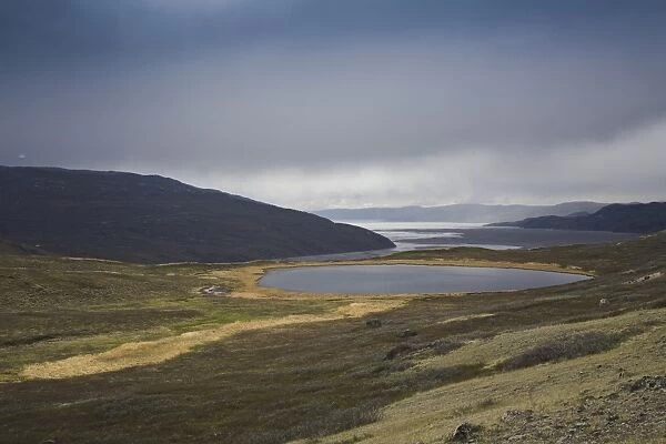 Landscape at the Kangerlussuaq Fjord, Greenland