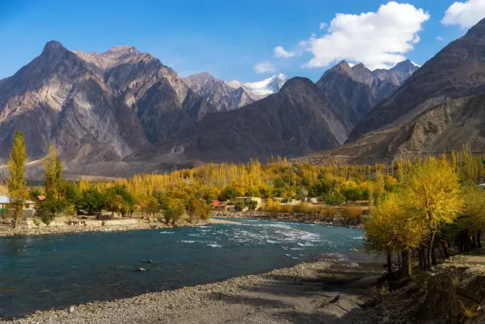 Framed Print : The landscape of Karakoram Highway, Pakistan Framed Print : The landscape of Karakoram Highway, Pakistan