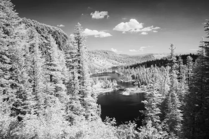 Framed Print : Landscape and lake, Mammoth Lakes, California, USA Framed Print : Landscape and lake, Mammoth Lakes, California, USA