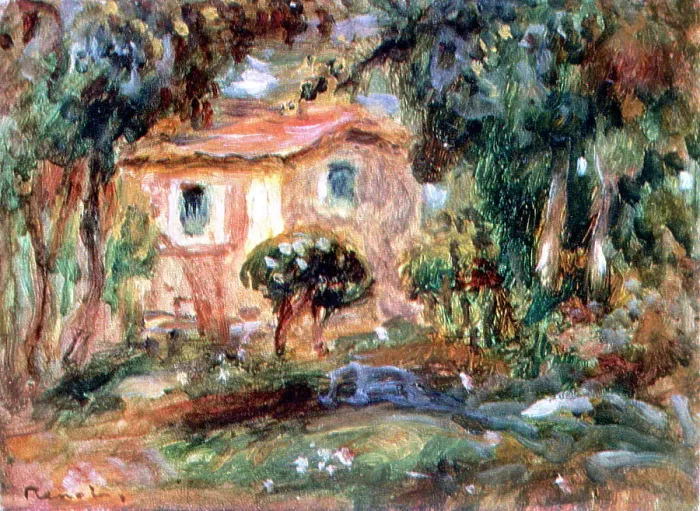 Framed Print : Landscape, le Cannet, 1902. Artist: Pierre-Auguste Renoir