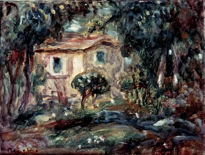 Framed Print : Landscape. Le Cannet, 1902. Artist: Pierre-Auguste Renoir Framed Print : Landscape. Le Cannet, 1902. Artist: Pierre-Auguste Renoir