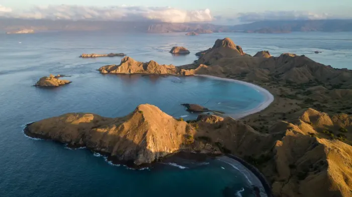Framed Print : Landscape of Padar Island, Komodo National Park, Indonesia Framed Print : Landscape of Padar Island, Komodo National Park, Indonesia