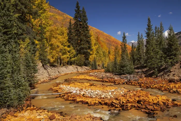 Framed Print : Landscape of Red Mountain Creek, San Juan Mountains, Colorado, USA Framed Print : Landscape of Red Mountain Creek, San Juan Mountains, Colorado, USA