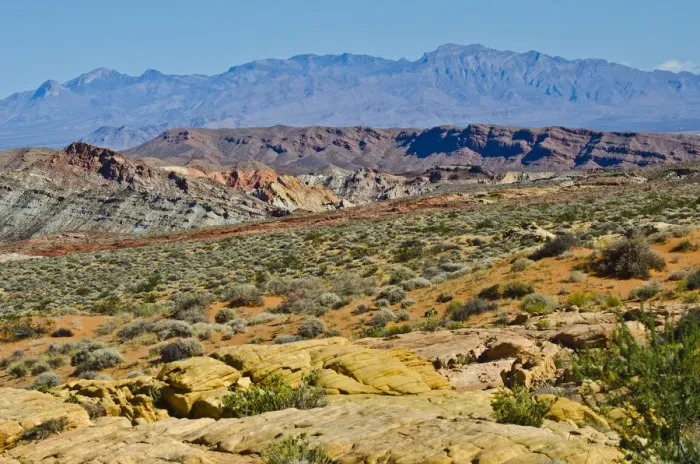 Framed Print : Landscape seen from Mouse Tank Road looking north, Valley of Fire State Park, Nevada, USA Framed Print : Landscape seen from Mouse Tank Road looking north, Valley of Fire State Park, Nevada, USA