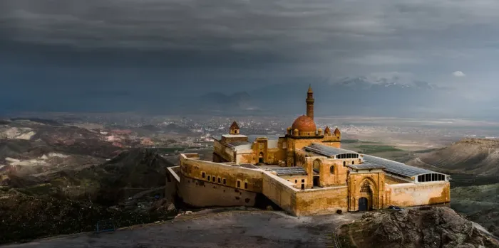 Framed Print : Landscape view of Ishak Pasha Palace Framed Print : Landscape view of Ishak Pasha Palace